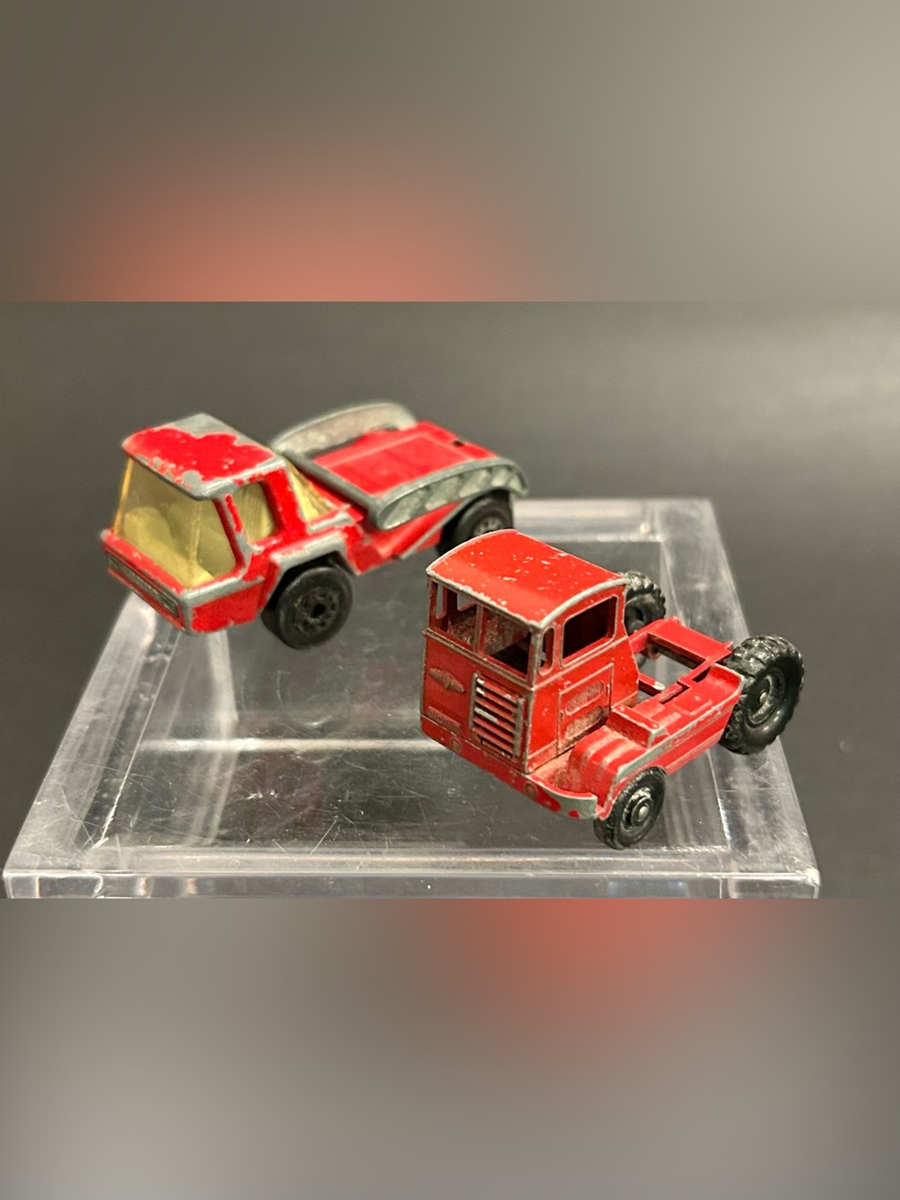 1976 Matchbox Superfast No. 37 Skip Truck & Lesney No. 2 Muir Hill Dumper Truck